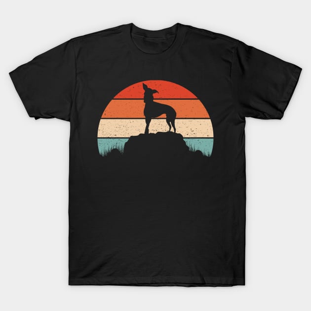 Whippet Dog T-Shirt by Tesszero